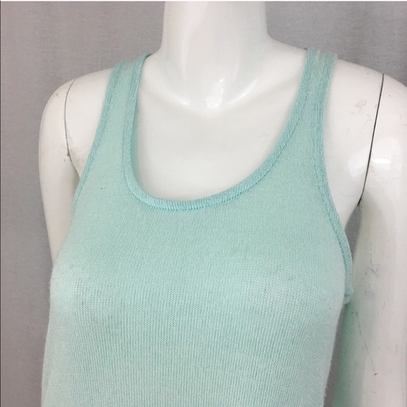 SOLD Sm Zara Sleeveless Racerback Sweater Tank Top - Picture 4 of 8